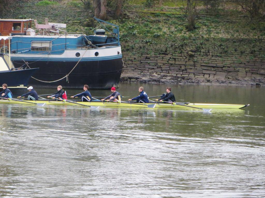 rowing on the thames